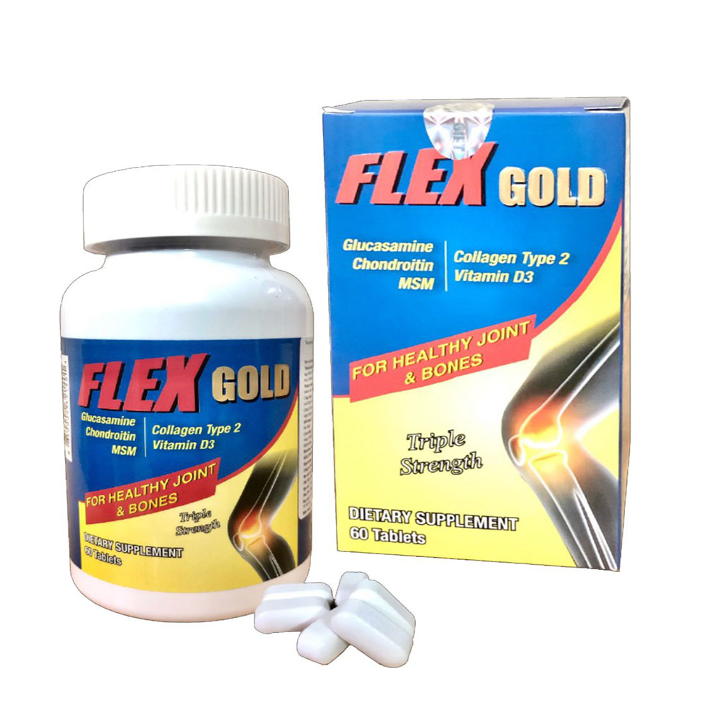 FLEX GOLD (C/60 viên) _USA - GIẢM ĐAU - XƯƠNG - SỤN KHỚP